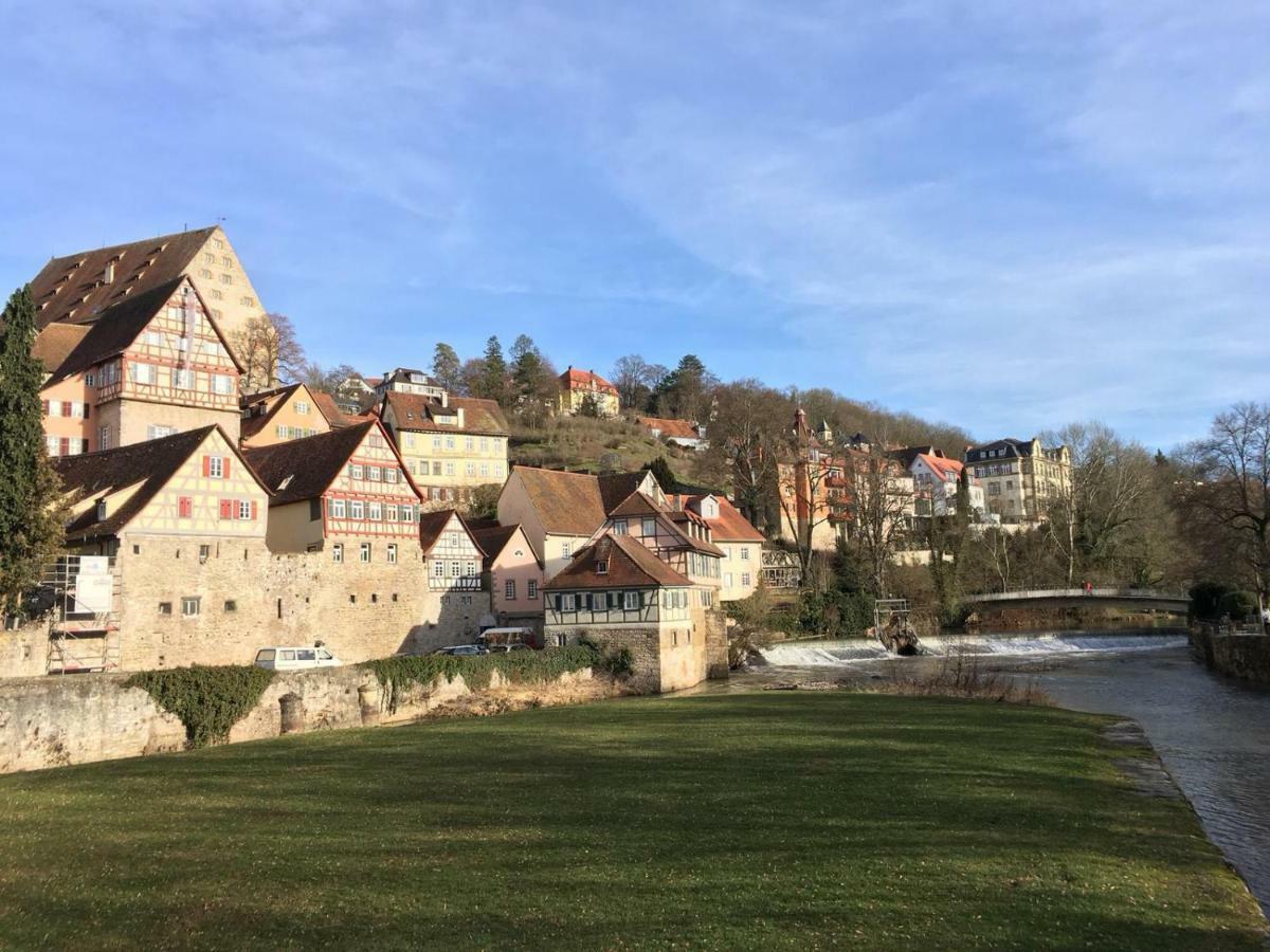 Tiny Ferienwohnung am Stadtpark Schwäbisch Hall Exterior foto